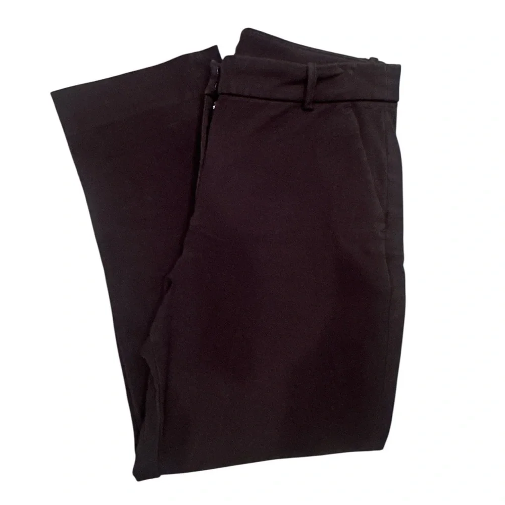 J. Crew Kallie Black Pants Sz 10P Cropped Career Preppy Office Versatile